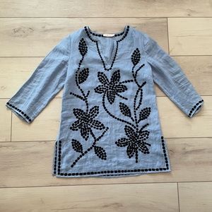 Tory Burch Linen Tunic